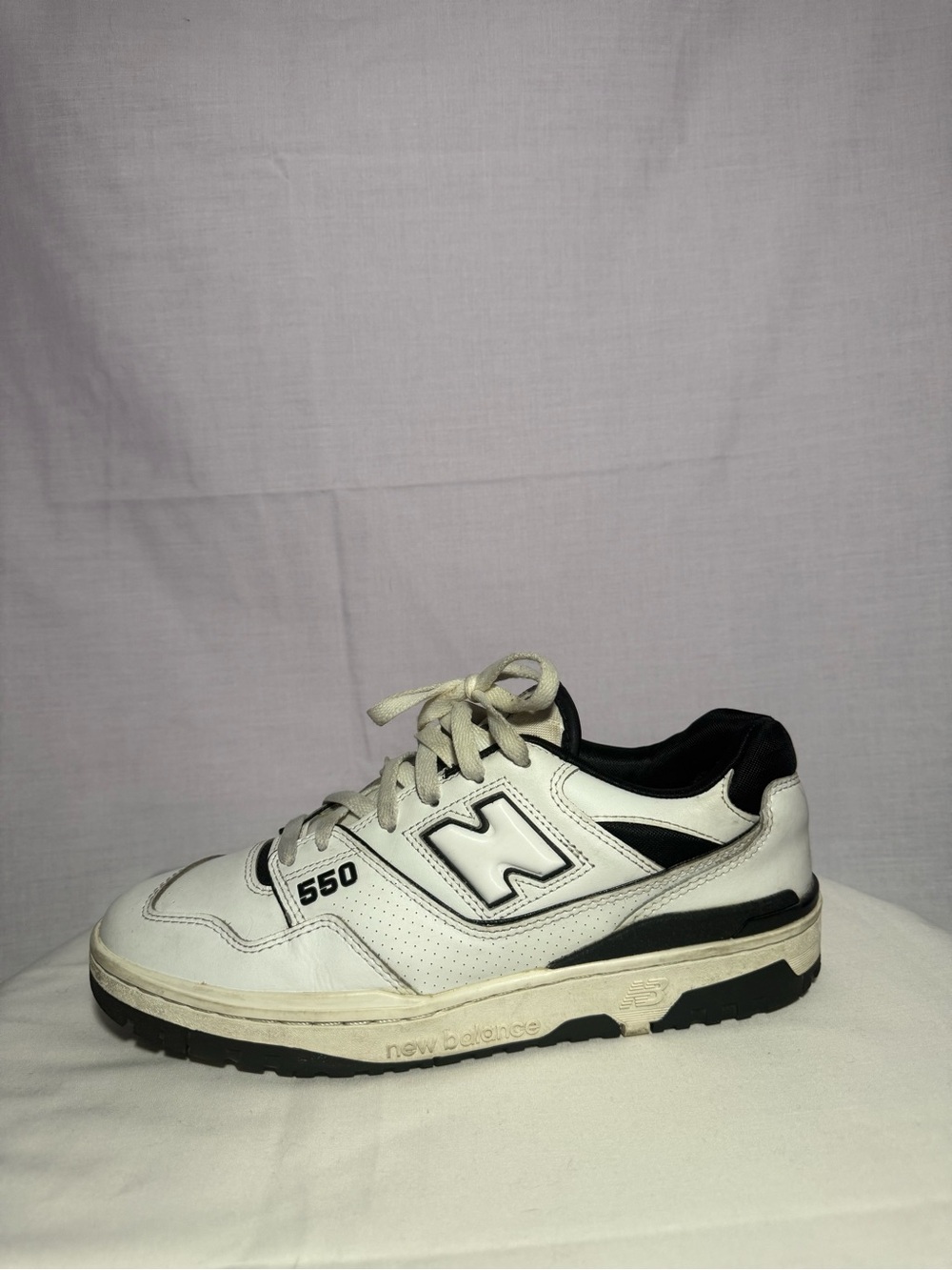 New Balance 550 White Black Oreo BB550HA1 Men’s Size 10 Retro Sneakers